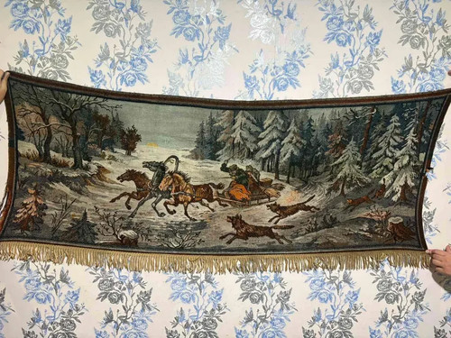 Vintage soviet tapestry - soviet,