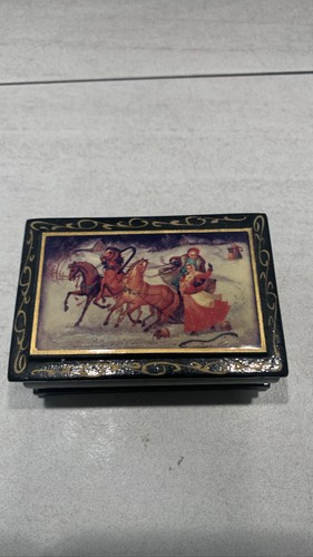 Russian lacquer box hand - russian,